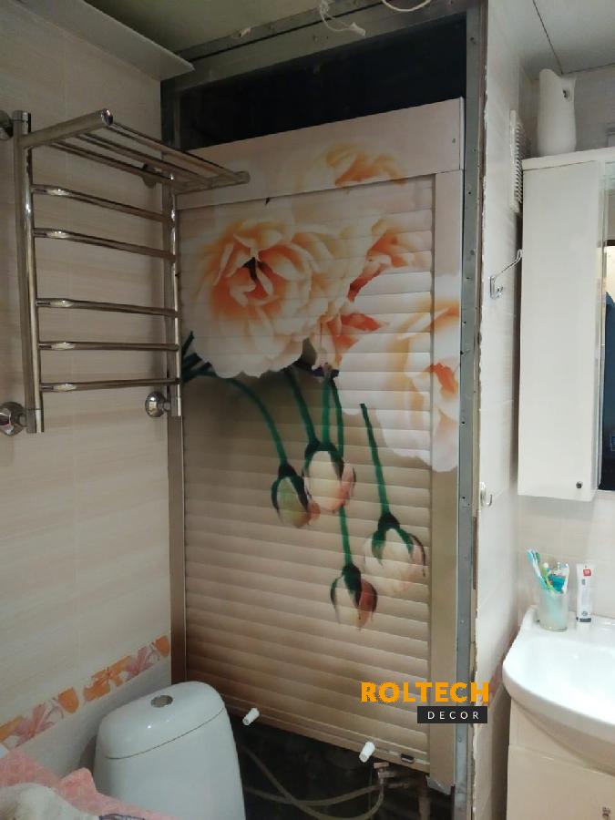 Рольставни с фотопечатью сантехнические