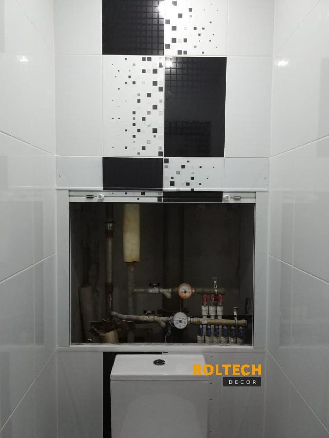 рольставни с рисунком в туалет
